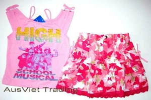 BNWT High School Musical new girls kids tank top tshirt canvas skirt oufit set - Picture 1 of 1