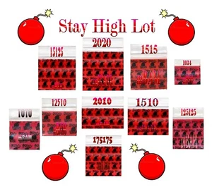 100 STAY HIGH BOMB LOT Apple Zip Baggies 2020 175175 1515 1510 125125 1010+ - Bild 1 von 12