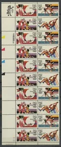 #C109-C112, 35c Plate Block of 20 Airmail SUMMER OLYMPIC GAMES MNH - Picture 1 of 1