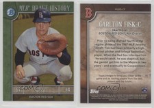 2017 Bowman Draft MLB History Gold Refractor /50 Carlton Fisk #MLBD-CF HOF
