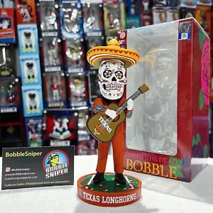 TEXAS LONGHORNS Day of The Dead "Sugar Skull" NCAA Limited Ed Bobblehead - Picture 1 of 7
