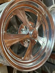 NOS BILLET SPECIALTIES GTX 35  Wheel 15X6  5 x 4.50 BOLT PATTERN Backspace 3.50 - Picture 1 of 7