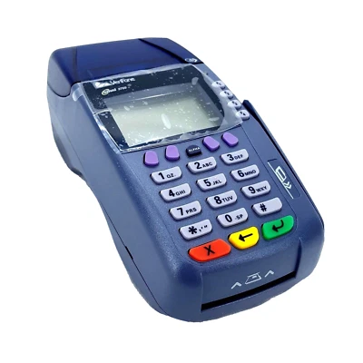 VeriFone | Omni 3750 Credit Card Machine w/ Adapter & Print Paper | NEW - Image 1 of 4