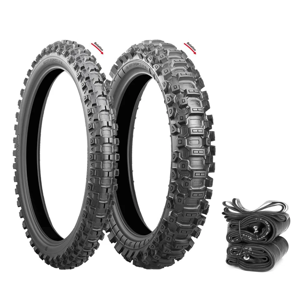 Bridgestone Battlecross X31 Tires Tubes & Rim Strips Set Honda CRF250R 2004-2018 Foto 1 de 1