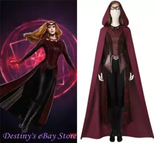 Scarlet Witch Wanda Django Maximoff Doctor Strange 2 Halloween Cosplay Kostüme - Bild 1 von 14