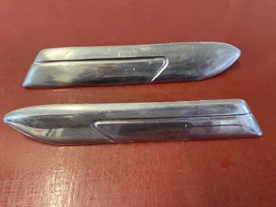 STAINLESS TRIM MATCHED PAIR FOR 1950 's HUDSON PACKARD - Image 1 of 4