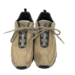Ecco Receptor Women's Tan Leather Hiking Trail Lace Up Shoes Sneakers Size 6.5 - Picture 1 of 9