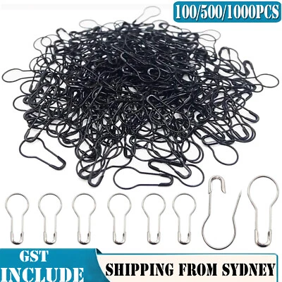 100/500/1000x Calabash Bulb Shaped Safety Pins Metal Knitting Stitch Marker AUS - image 1 of 4