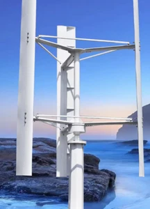 30KW, Turbina Eólica Vertical, Molino de Viento, 100V - 400V, 12 Meses de Garantía - Imagen 1 de 5