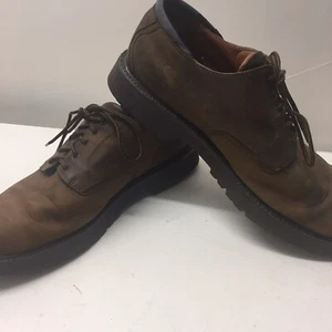 Rockport Oklahoma Brown Suede Oxford Casual Waterproof Shoes Men’s Size 11 - Picture 1 of 7