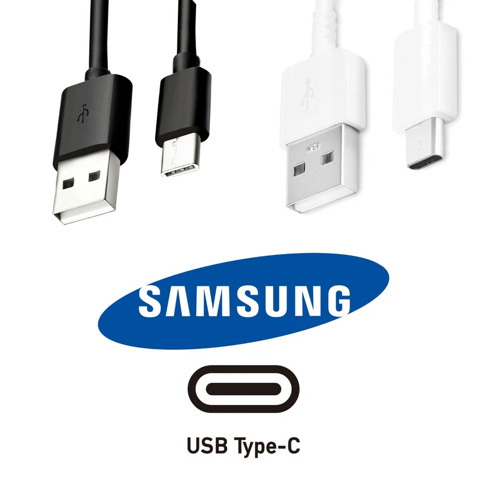 GENUINE Samsung Galaxy S10 S10+ S10e USB C Charge Sync Cable Lead Bundle - NEW ! - Image 1 of 1