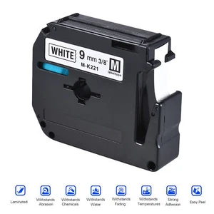 1pk Compatible for Brother PT-65, PT-70, PT-80 Label Printer 9mm Label Tape X7L6 - Picture 1 of 7
