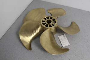 Brand New CJR Propulsion Brass 5 Blade Ships Thruster Propeller 701270LH 5BLH - Bild 1 von 4