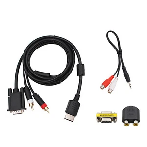1.8m VGA Cable W/Adapter For Dream-cast DC Support CRT/LCD Monitor LCD TV - Picture 1 of 12