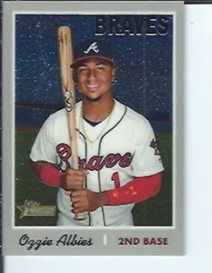 Ozzie Albies 2019 Topps Heritage Chrome #ed / 999 - Picture 1 of 1