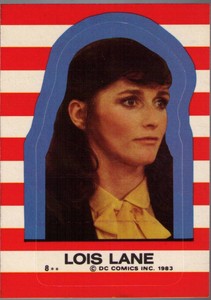 1983 Topps Superman III Stickers # 8 Lois Lane