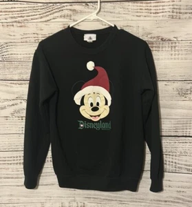 Kids Black Mickey Mouse Christmas sweater size large  - Picture 1 of 2