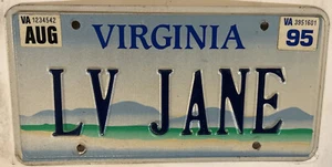 Matrícula Vanity LOVE JANE Jana Janet Janae Janine Janelle Janie Janessa Jan - Imagen 1 de 9