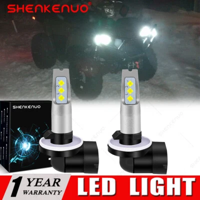 Bombillas LED BRILLANTES 6000K para Polaris ACE 4010253 Sportsman 400 450 500 600 700 800 Foto 1 de 4