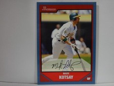 2007 (ATHLETICS) Bowman Blue #159 Mark Kotsay /500