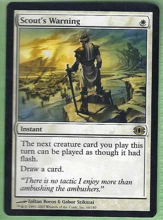 Scout's Warning Future Sight Magic the Gathering MTG - NM - Image 1 of 1