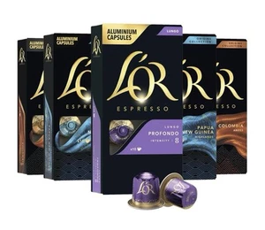 50 Pods L’OR Mild Variety Pack Nespresso Capsules-Pack of 50 - Picture 1 of 7