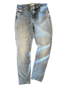 Madewell Jeans donna taglia 28 blu 9" vita media skinny lavaggio medio sbiadito dritto - Foto 1 di 9
