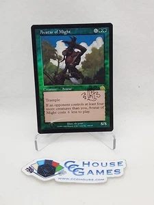 Avatar of Might FIRMADO FOIL VINTAGE SIG R.K. Randy Post Magic The Gathering 2 Disponibles *CCGHouse* - Imagen 1 de 12