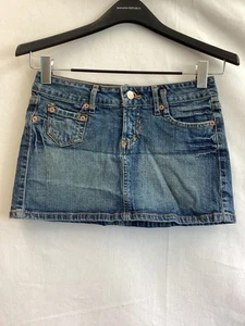 Refuge Azul Cremallera Bolsillo Denim Mini Falda Mujer Talla 1 - Imagen 1 de 11