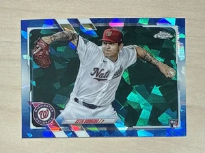 SETH ROMERO RC - 2021 Topps Chrome Update SAPPHIRE #US77 - WASHINGTON NATIONALS - Picture 1 of 2
