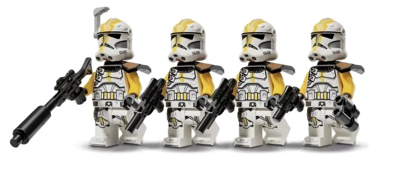 LEGO® Star Wars 327th Star Corps Clone Troopers Minifigs Lot (4x) 75431 In Hand - Image 1 of 1