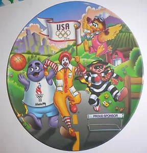 Olympische Spiele Atlanta McDonald's USA 1996 PLATE PLASTICS MANUFACTURING COMPANY - Bild 1 von 3
