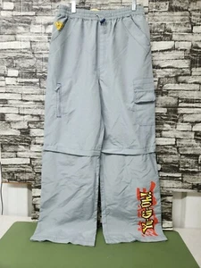 Yu-Gi-Oh Pants Yugioh Muto Vintage Boys Gaming Retro Rare Zip Off 2 Shorts Sz 18 - Picture 1 of 6