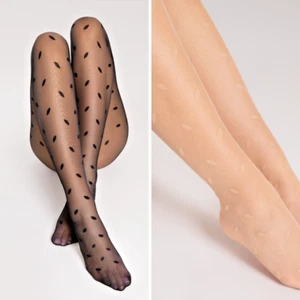 Damen Strumpfhose 15DEN S-XL Schwarz Nude Feinstrumpfhose Nylons Fiore Sandy - Bild 1 von 20