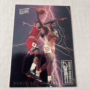 1993-94 Dominique Wilkins Fleer Ultra Scoring Kings #10 Atlanta Hawks Great HOF