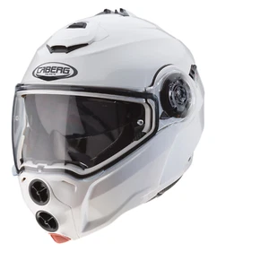 Casco de motocicleta Caberg Droid blanco de metal - Imagen 1 de 10