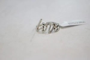 Tiffany & Co Paloma's Graffiti Love Silver Ring Size 7.5 US - Picture 1 of 6