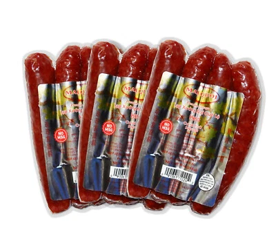 Chinese sausage pork no MSG 3 packs made in USA - Image 1 of 4