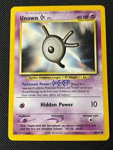 Unown K - Neo Revelation - Common - 58/64 - Vintage Pokemon Card - Picture 1 of 2