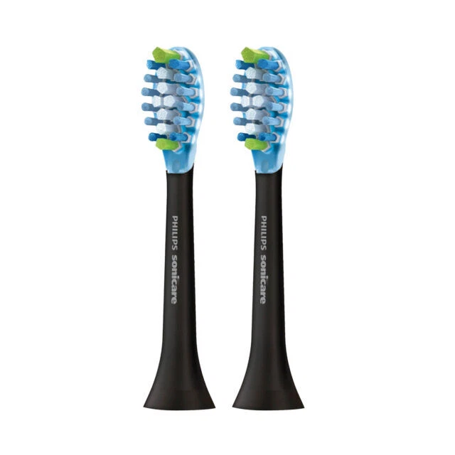 Philips Sonicare AdaptiveClean Standard Sonic Toothbrush Heads - Black, Pack of 2 (HX9042/94)