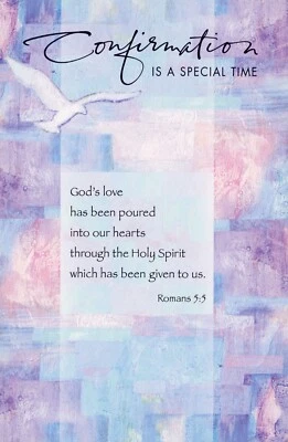 Happy CONFIRMATION Card, Special Time God's Love Romans by American Greetings +✉ - Image 1 of 4