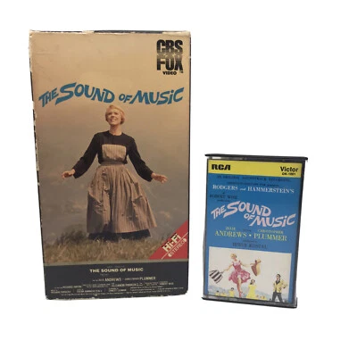Vintage Lot The Sound of Music VHS CBS Fox #1051 + Cassette Soundtrack #OK1001 - Image 1 of 4