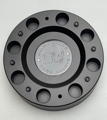 *USED Black Rhino Matte Black Wheel Center Cap SCREWS NOT INCLUDED 1244C02 - Image 1 of 3