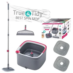 Spin Mop and Bucket with Separate Compartments for Clean and Dirty Water New ... - Picture 1 of 7