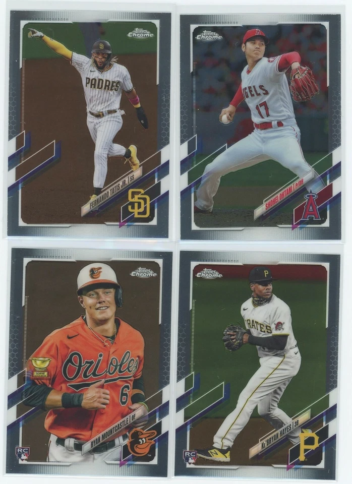 2021 Topps Chrome Baseball COMPLETE YOUR SET - You Pick 1-220 Buy 3 Get 1 FREE! - Image 1 of 1