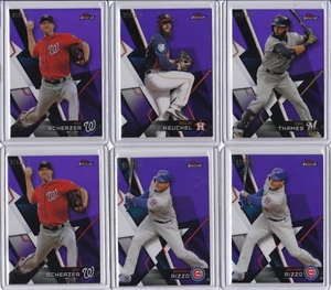 2018 Topps Finest Purple Refractor #37 Anthony Rizzo Cubs 132/250 - Bild 1 von 1