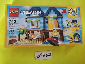 Lego Creator 3 en 1 Beachside Vacation 31063 Totalmente Nuevo y Sellado Juego Retirado - Imagen 1 de 10