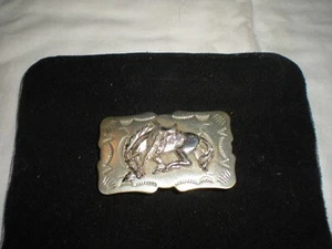 Fibbia per cintura vintage bambini Bucking Bronco - Foto 1 di 2