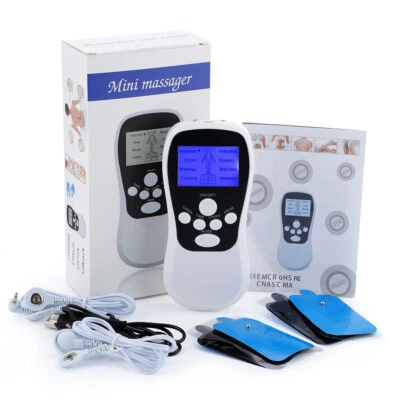 Massage TENS EMS Gerät Elektroden Reizstromgerät Schmerzen Muskelstimulator NEU - Bild 1 von 4