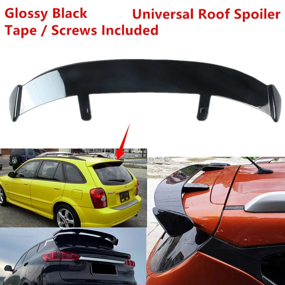 Fit For Mazda Protege5 2001-2003 Rear Roof Spoiler Modified Wing ABS Gloss Black Foto 1 de 4